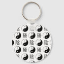 Search for black and white yin yang keychains Zen