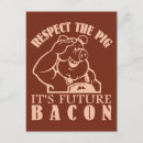 Search for bacon vertical postcards Funny