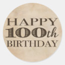 Recherche de anniversaire centenaire autocollants 100 ans