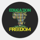 Search for education is freedom stickers Blm