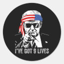 Search for nine lives stickers Make america great again
