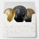 Recherche de black gold envelopes Monogramme