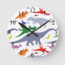 Recherche de motif dinosaure horloges Triceratops