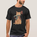 Search for cat with knife tshirts Funny