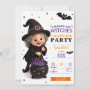Recherche de sorcière anniversaire invitations Girl