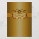 Search for bronze wedding invitations Brown