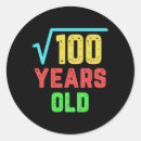 Search for 100 years old stickers Birthday