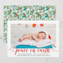 Search for peace on earth photo cards Simple