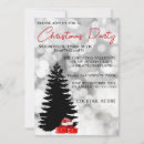 Search for black and silver christmas invitations Snowflakes