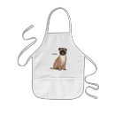Search for funny pug aprons Cartoon