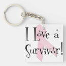 Search for breast cancer survivor keychains Support