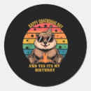 Search for lovers day stickers Groundhog