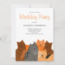 Search for cat party invitations Trendy