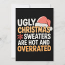 Search for ugly sweater christmas invitations Santa