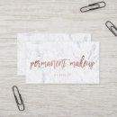 Search for permanent makeup business cards Cosmetologist