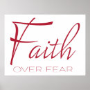 Search for faith over fear posters Courage