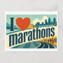 Recherche de course à pied cartes postales Illustration