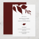 Search for fall rehearsal dinner invitations Botanical