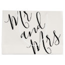 Search for mr and mrs gift bags White