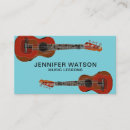 Search for ukulele business cards Modern