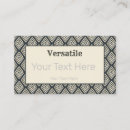 Search for versatile business cards Artistic