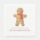 Search for gingerbread man napkins Christmas party