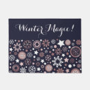 Search for blue snowflakes christmas doormats Xmas