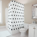 Search for black white polka dots shower curtains Pattern