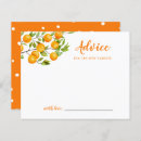 Search for baby shower advice cards Citrus