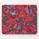 Recherche de papillon rouge tapis souris Rose