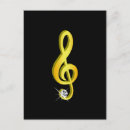Recherche de g clef cartes postales Musique