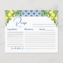 Search for lemon recipe cards Recipe for the bride