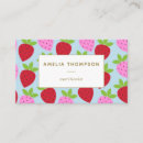 Recherche de fraises rouges cartes visite Fruits