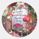 Search for alice and wonderland stickers Garden party