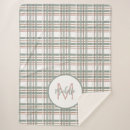 Recherche de rose et vert couvertures plaids Nom