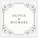 Search for black and white flourish stickers Vintage