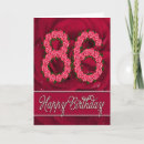 Search for 86th birthday cards Flowers