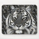 Search for white tigers mousepads Black