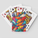 Search for aquatic playing cards Marine life