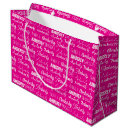 Search for pink gift bags Girly