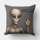 Recherche de extraterrestre coussins Rétro