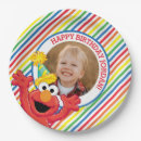 Search for elmo paper plates Stripe