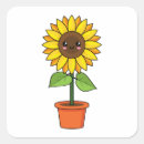 Search for smiling sunflower stickers Cartoon