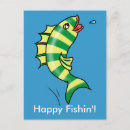Search for green fish postcards Fishermen