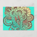 Recherche de mehndi cartes postales Floral