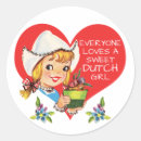 Search for vintage dutch stickers Tulips