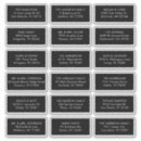 Recherche de guest labels Étiquettes d'adresses