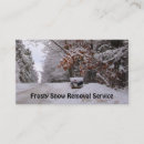 Search for snow removal business cards Snowing