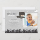 Search for batman birthday invitations Gotham city