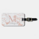 Recherche de marbre or bagages étiquettes Monogramme